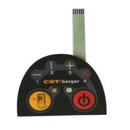 PET Graphic Overlay Membrane Switch With LED Comple